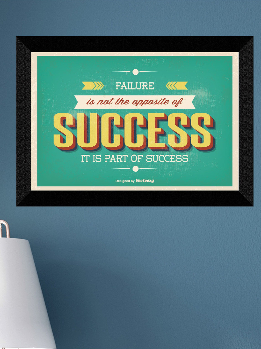 SAF Quotes Green Canvas Wall Kids Room Rectangle Potrait Paintings Wall Art -14 x 11In