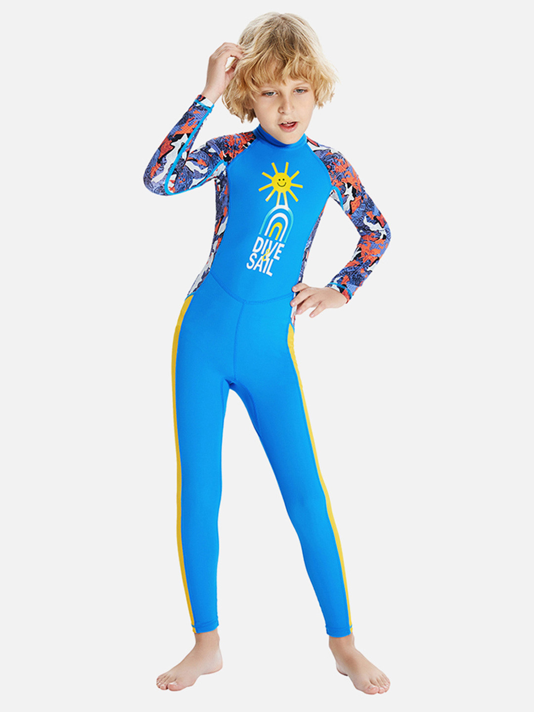 Little Surprise Box LLP Kids Sunshine Printed Swimwear