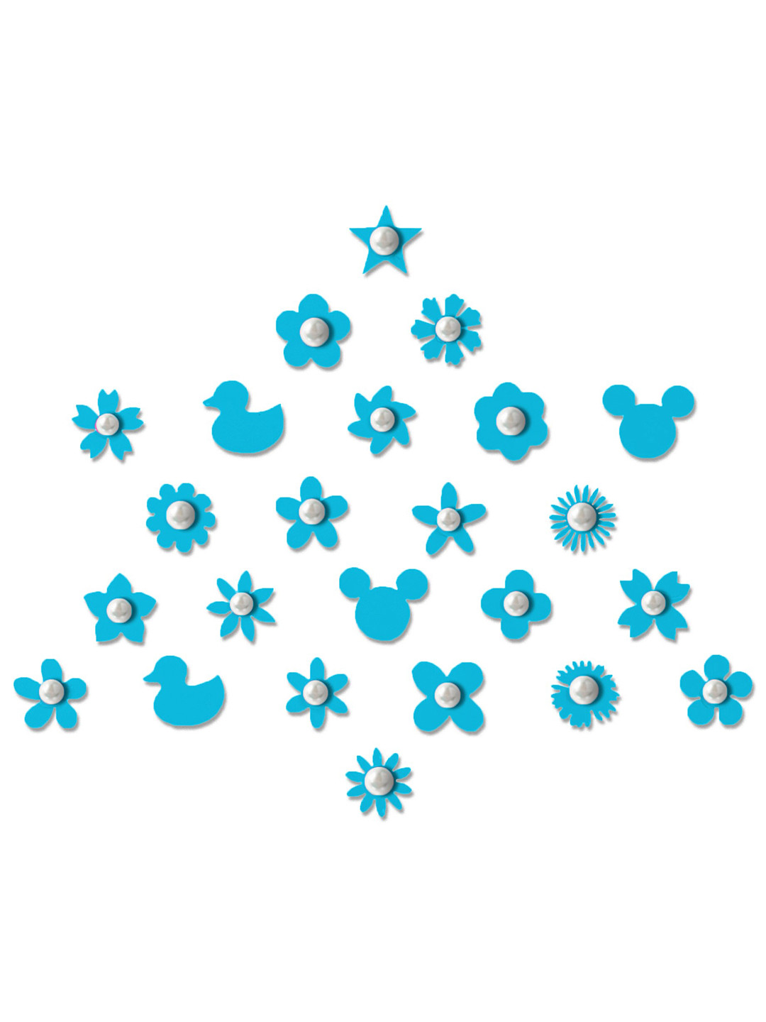 Comet Busters Set of 24 Blue Bindis