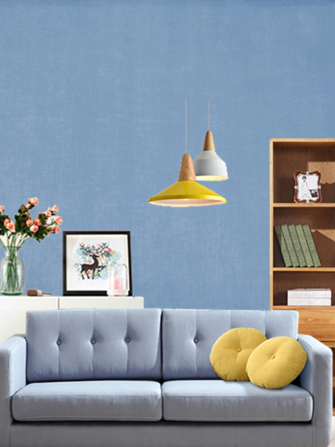 Jaamso Royals Matte Finish Self Adhesive Wallpaper