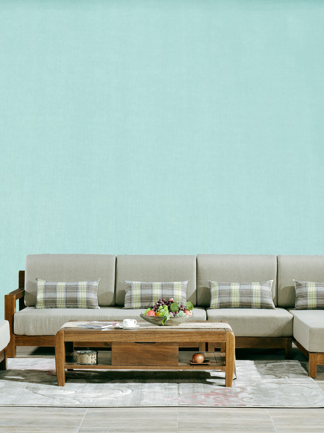 Jaamso Royals Blue Vinyl Self Adhesive Wallpaper