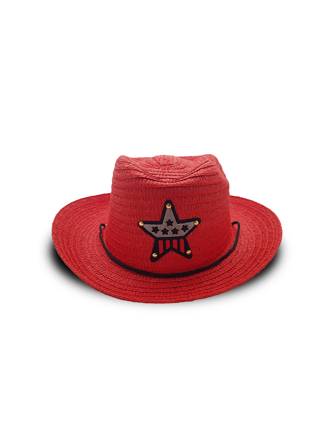 JENNA Boys Sheriff Design Applique Fedora Hat