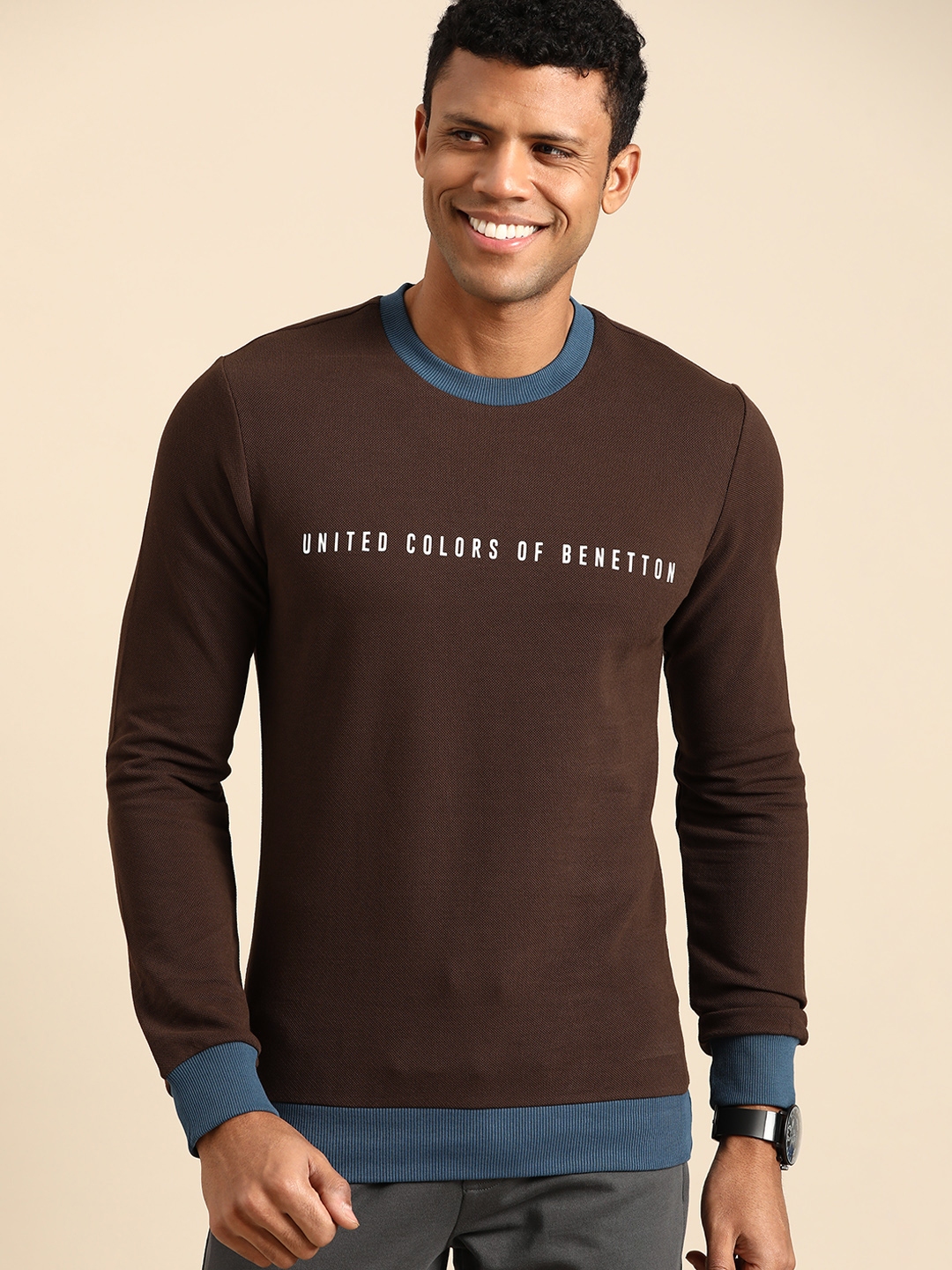 United colors of best sale benetton men's sweatshirt