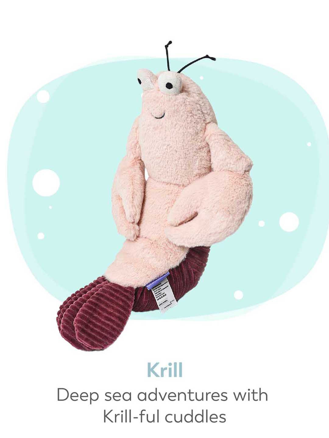 MiArcus Lobster Soft Plush Toy Peach - Length 40.6 Cm