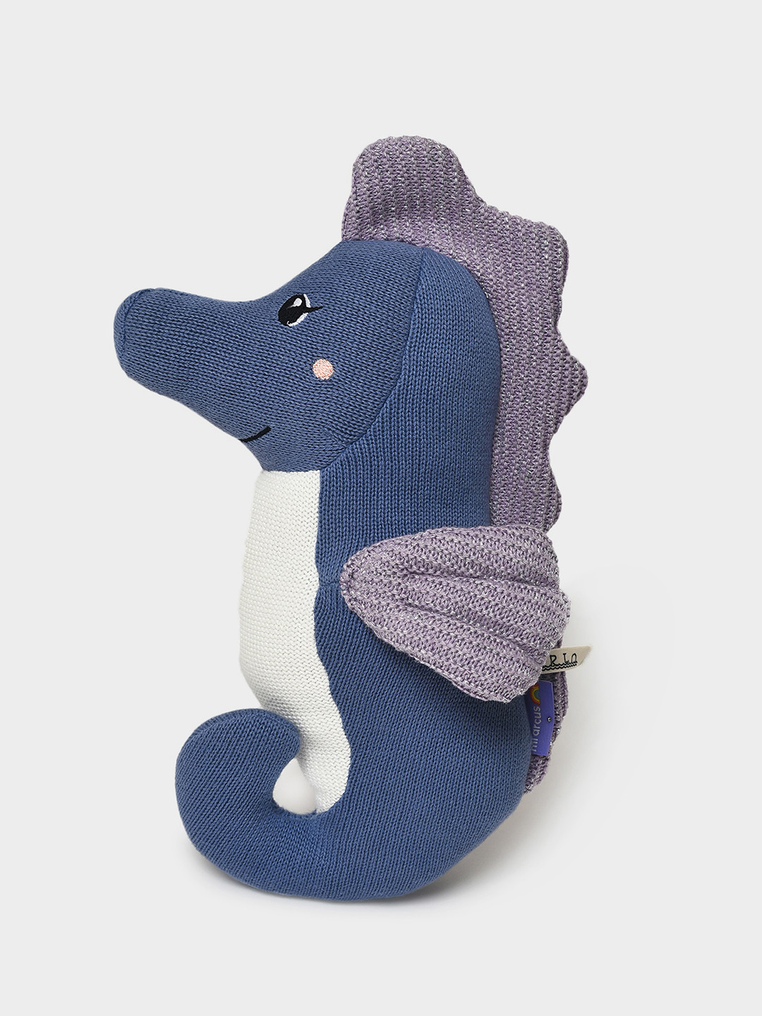 MiArcus Sea Horse Soft Plush Toy Purple - Height 35 Cm