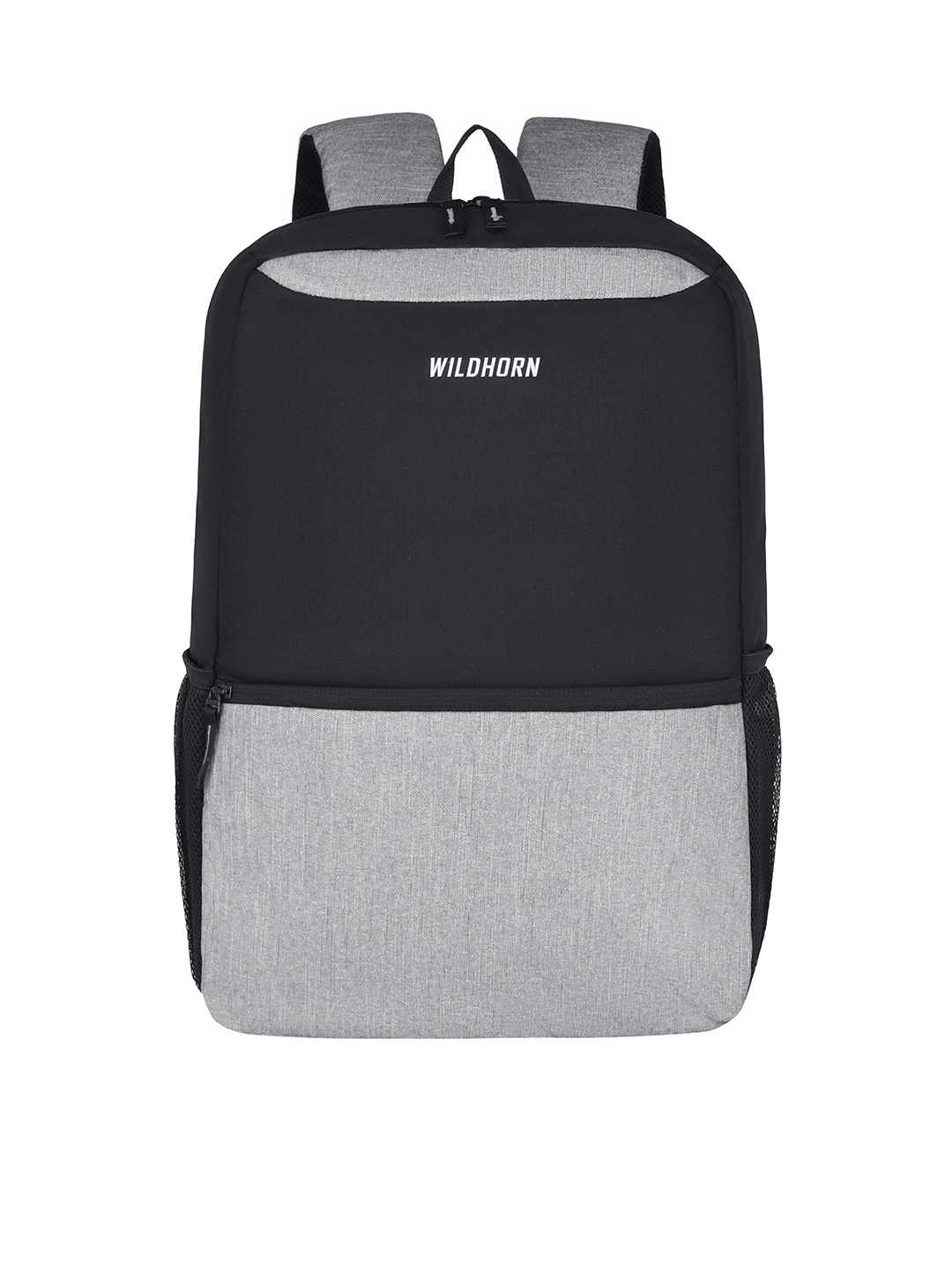 WildHorn Up To 16 Inch Colourblocked Ergonomic Backpack with Compression Straps