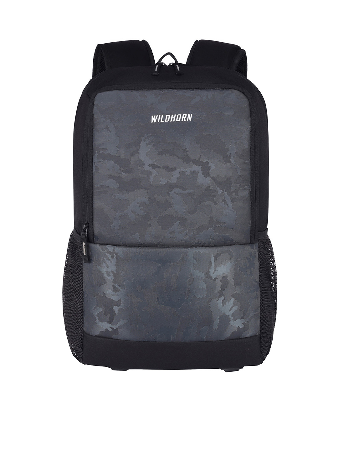 WildHorn Abstract Textured Backpack With Compression Straps