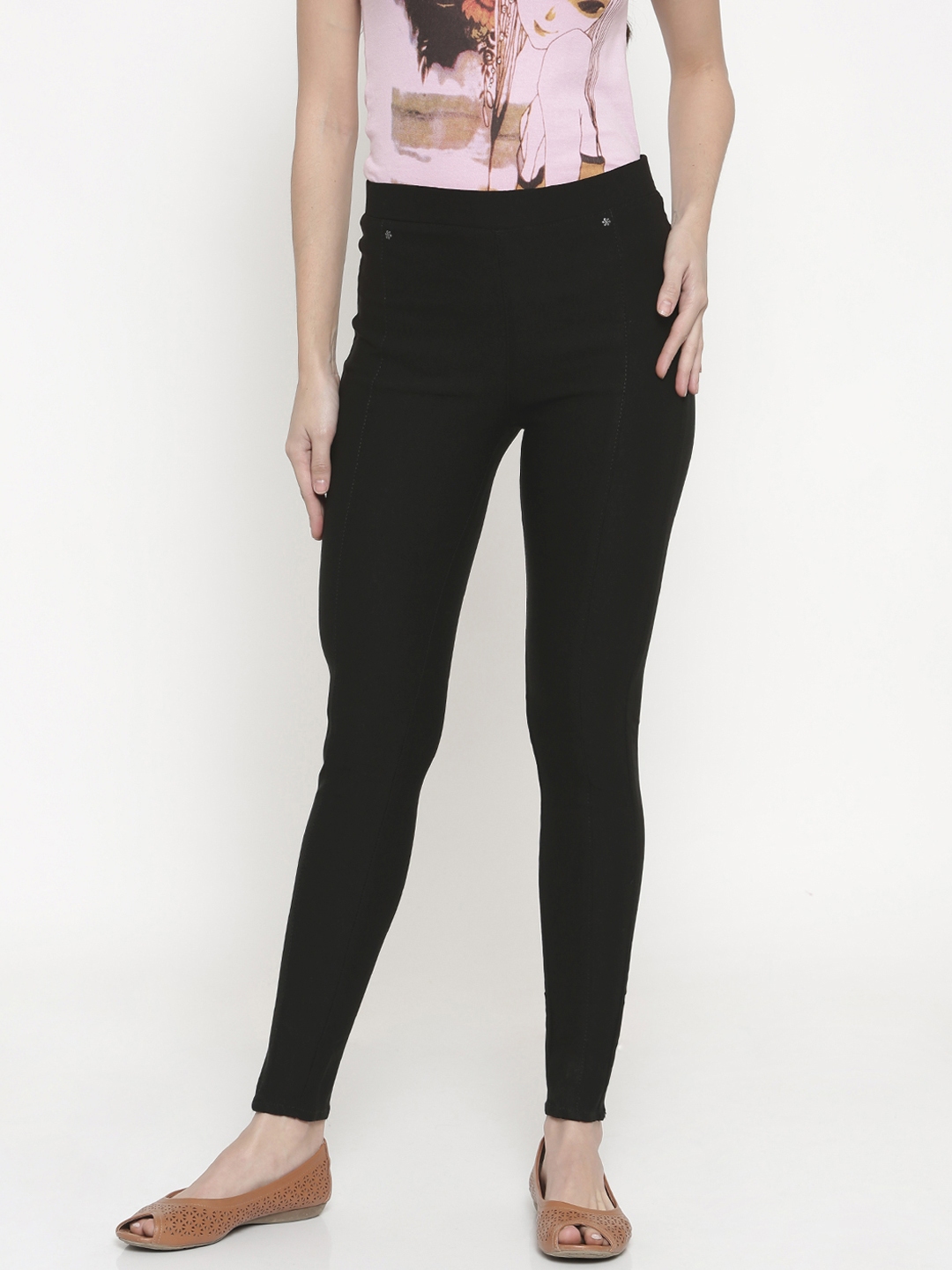 code high waisted treggings