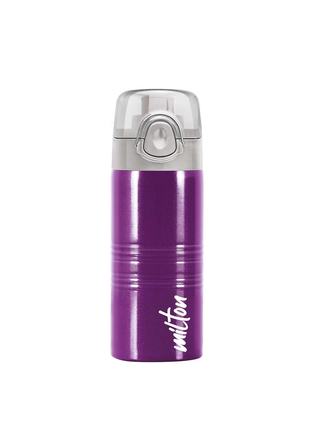 Milton Vogue Purple Stainless Steel Single Wall Vacuum Water Bottle - 490ml