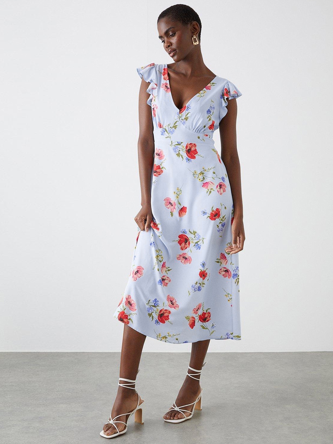 Dorothy perkins floral midi dress sales