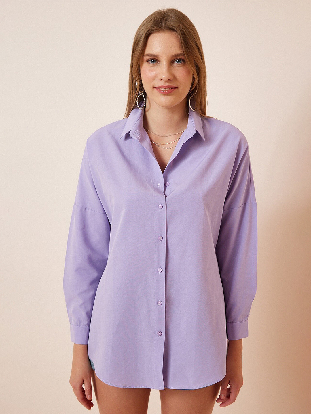 Happiness istanbul Skinny Fit Opaque Casual Shirt