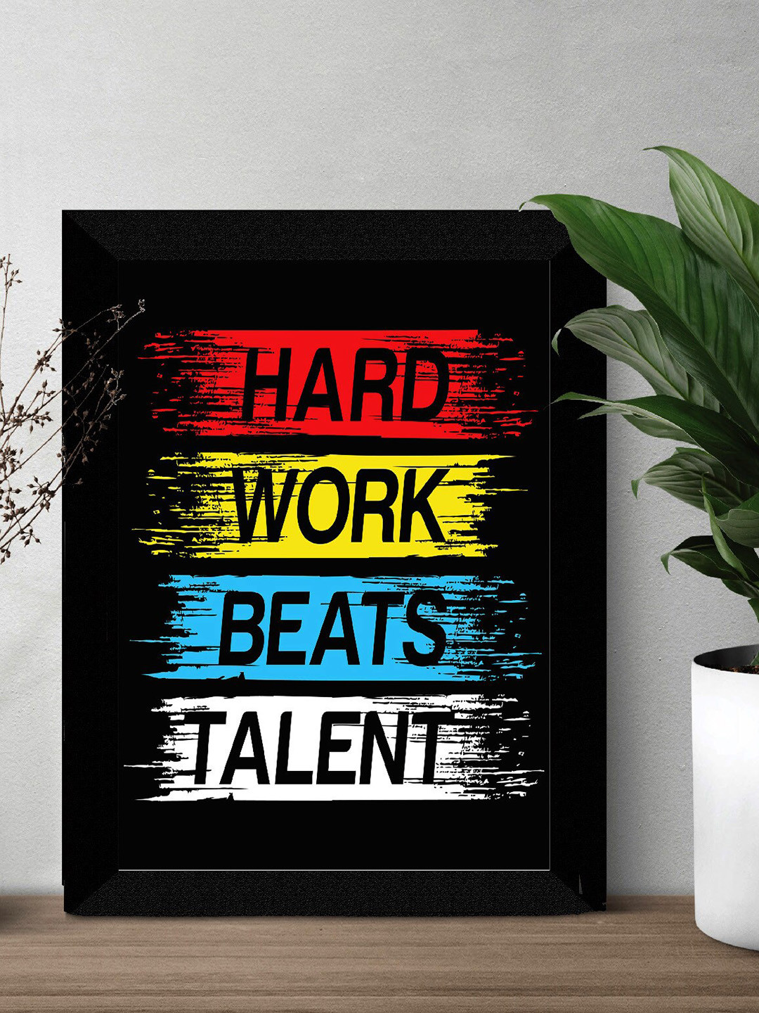 SAF Black & Red Painting Wall Art