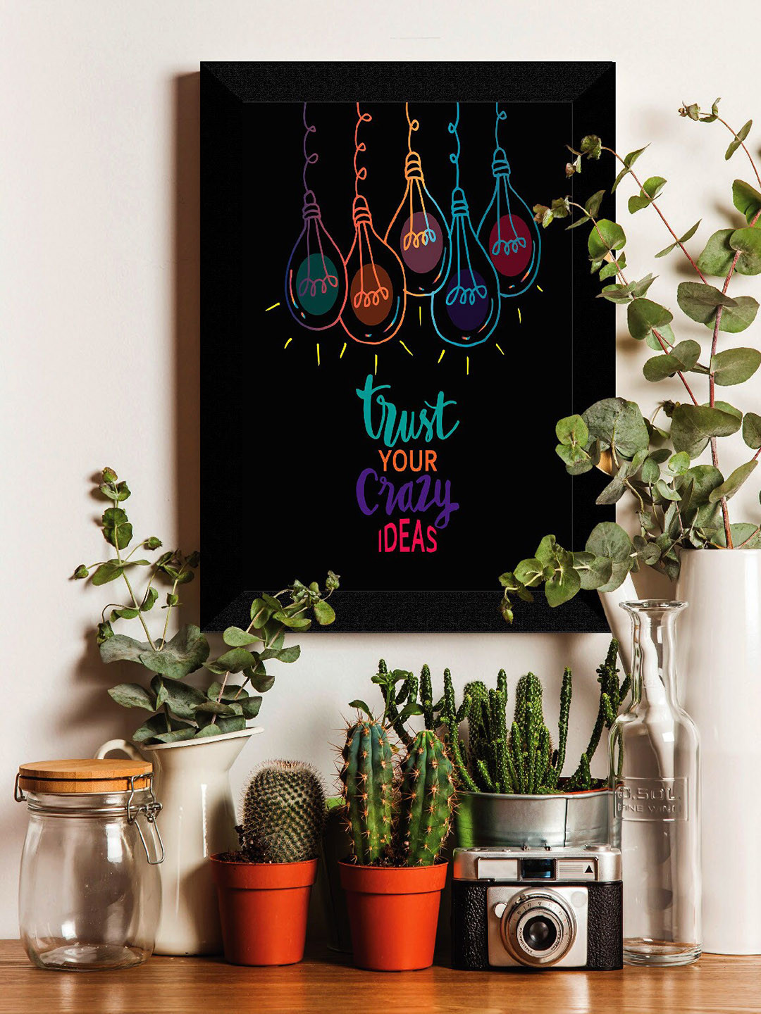 SAF Motivational Quotes Paper Wall Square Paintings Wall Art - 11 x 14In