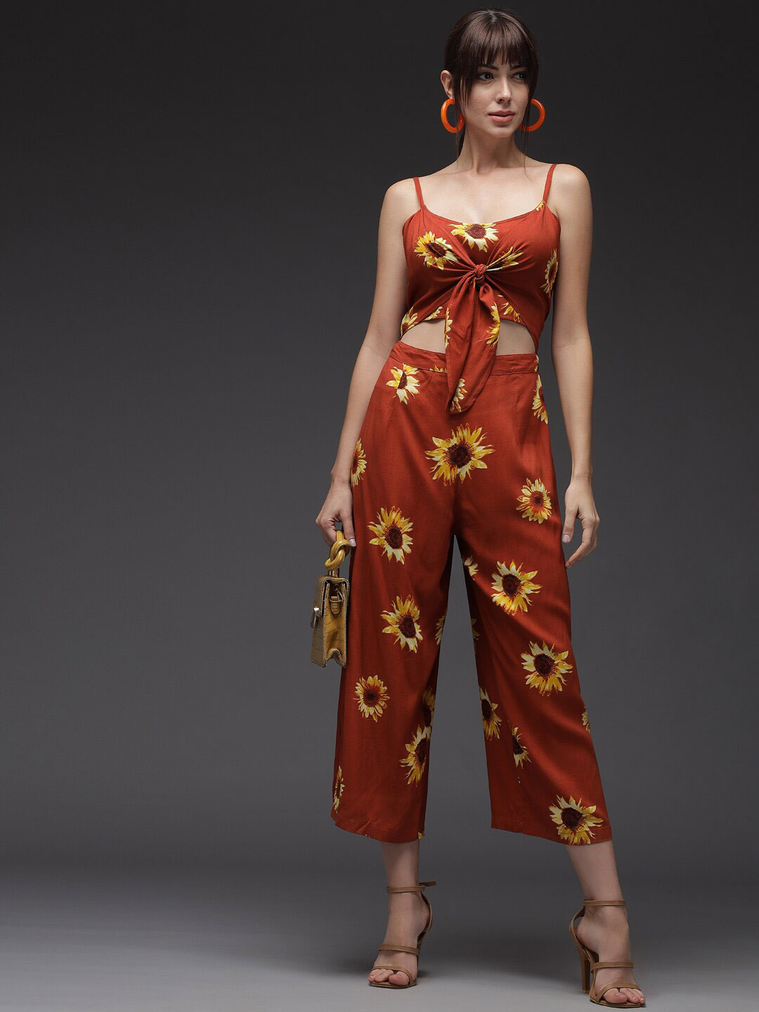 BAESD Organic Cotton Printed Basic Jumpsuit