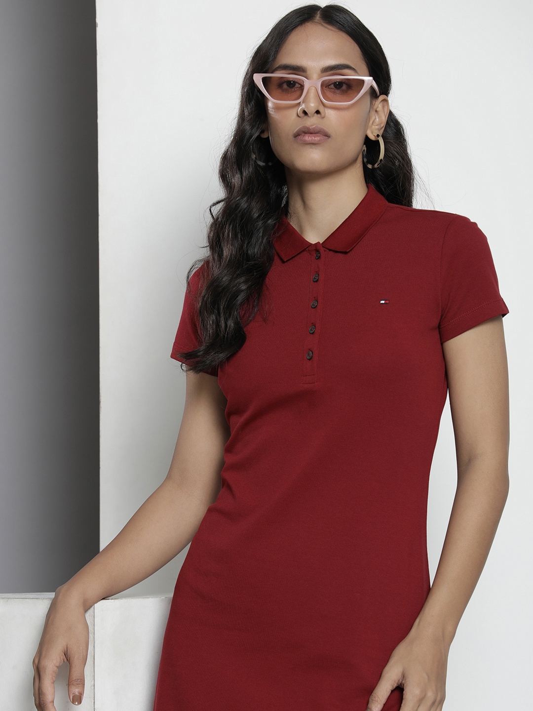 Tommy hilfiger polo shift 2024 dress