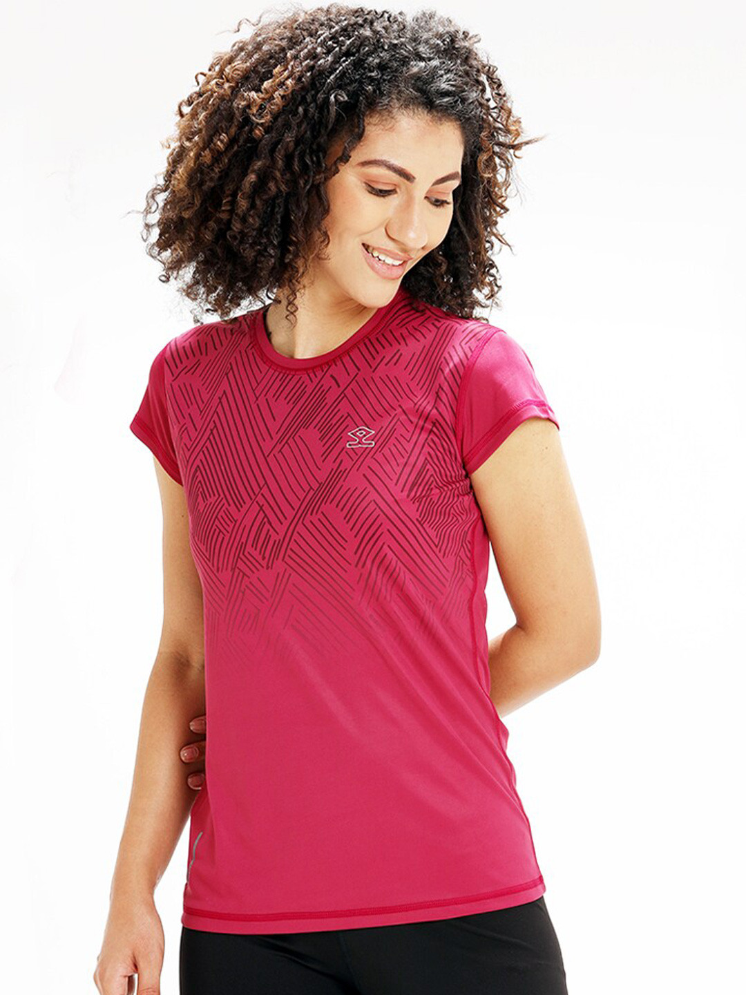 Shrey Graphic Printed Regular Fit Sport T-shirt