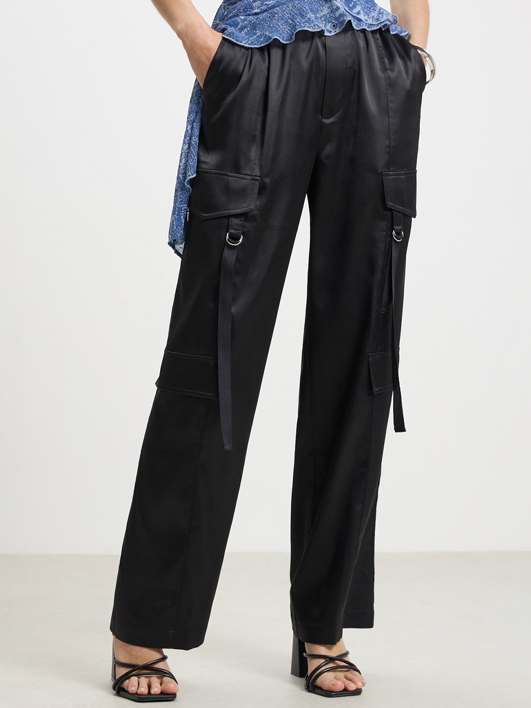 CALLIOPE Women Wide Leg Cargos