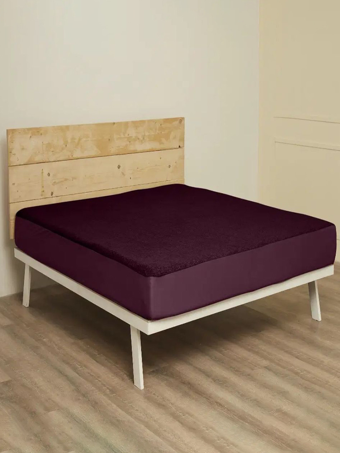 wakefit Purple Queen Waterproof Mattress Protector