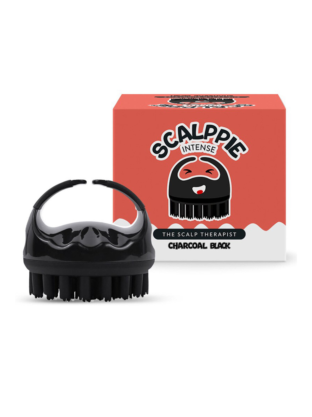 SCALPPIE Intense Hair Scalp Massager & Shampoo Brush - Charcoal Black
