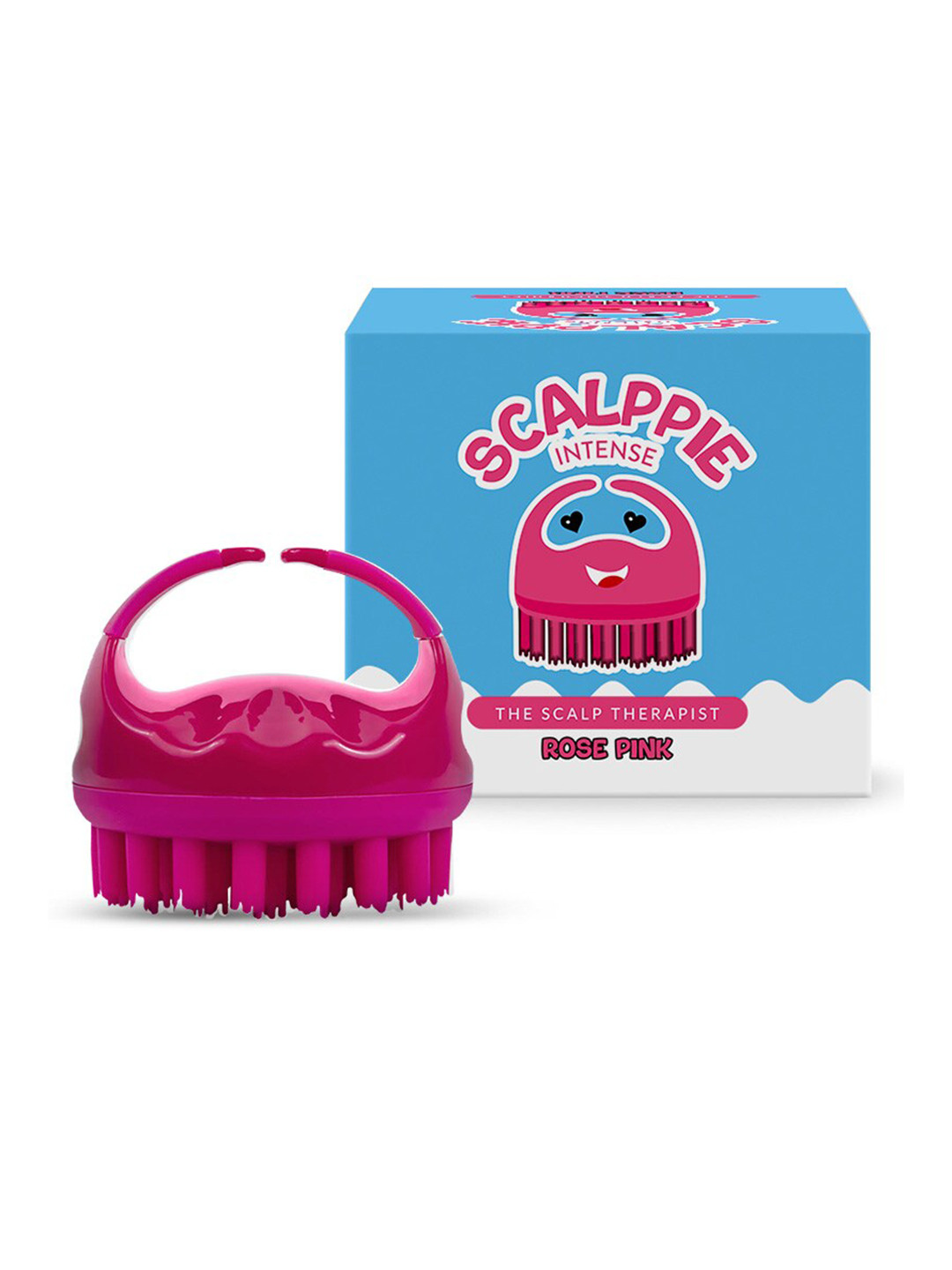 SCALPPIE Intense Hair Scalp Massager & Shampoo Brush - Rose Pink