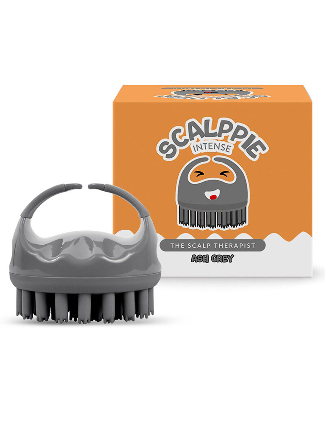 SCALPPIE Intense Hair Scalp Massager & Shampoo Brush - Ash Grey