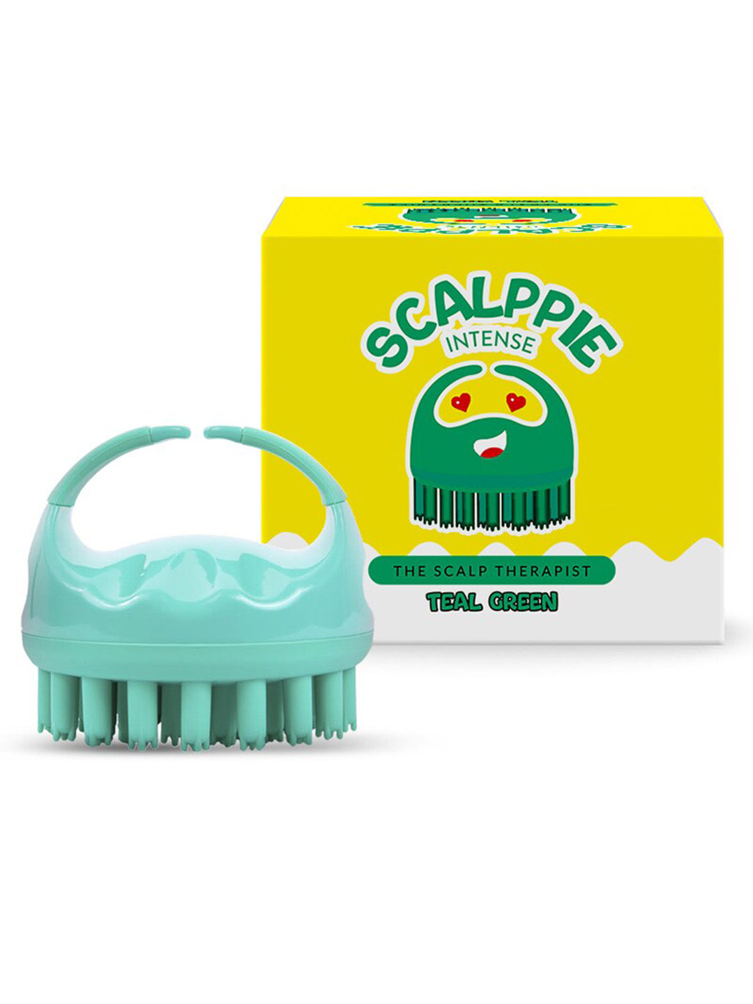 SCALPPIE Intense Hair Scalp Massager & Shampoo Brush - Teal Green