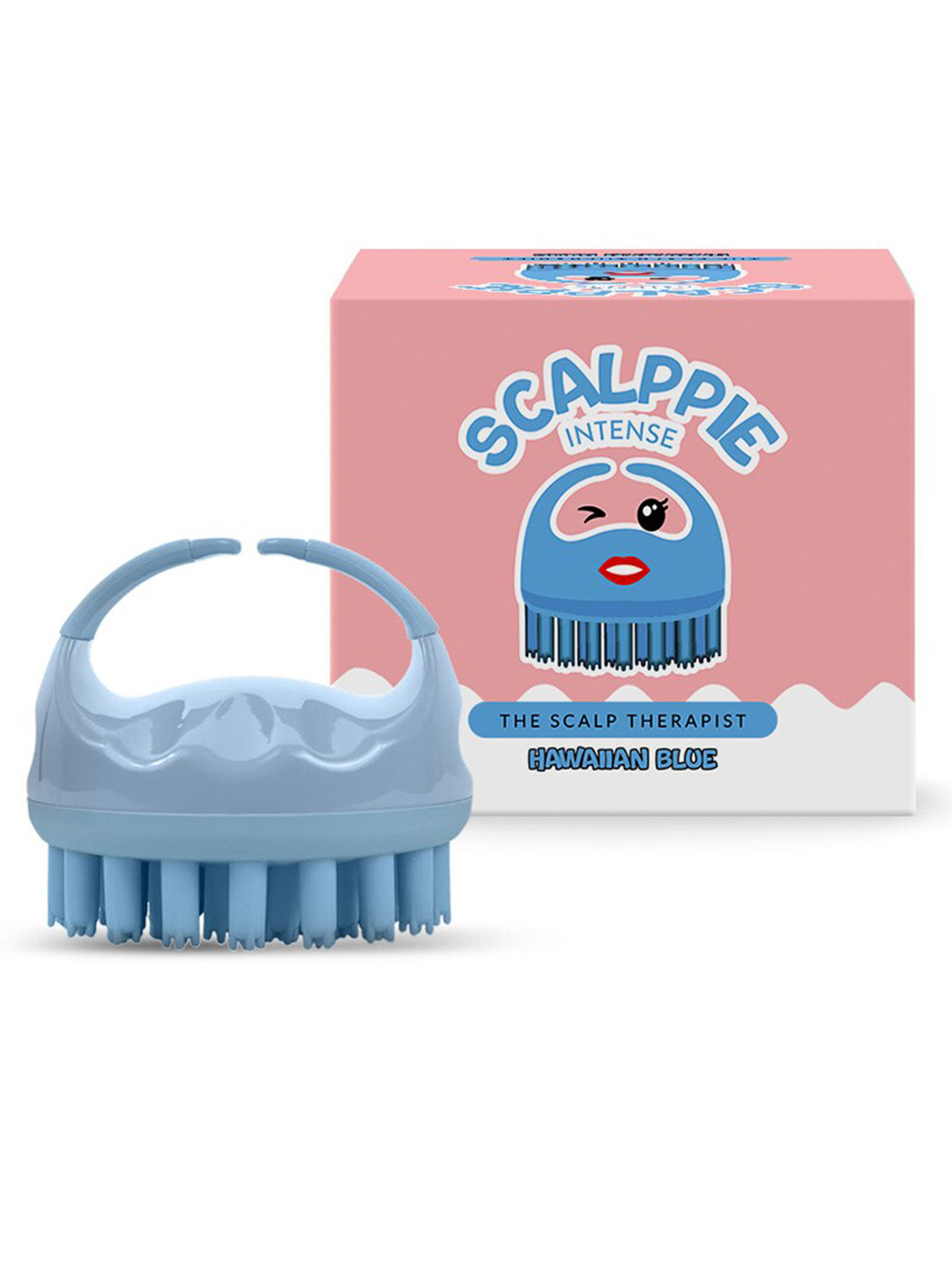 SCALPPIE Intense Hair Scalp Massager & Shampoo Brush - Hawaiian Blue