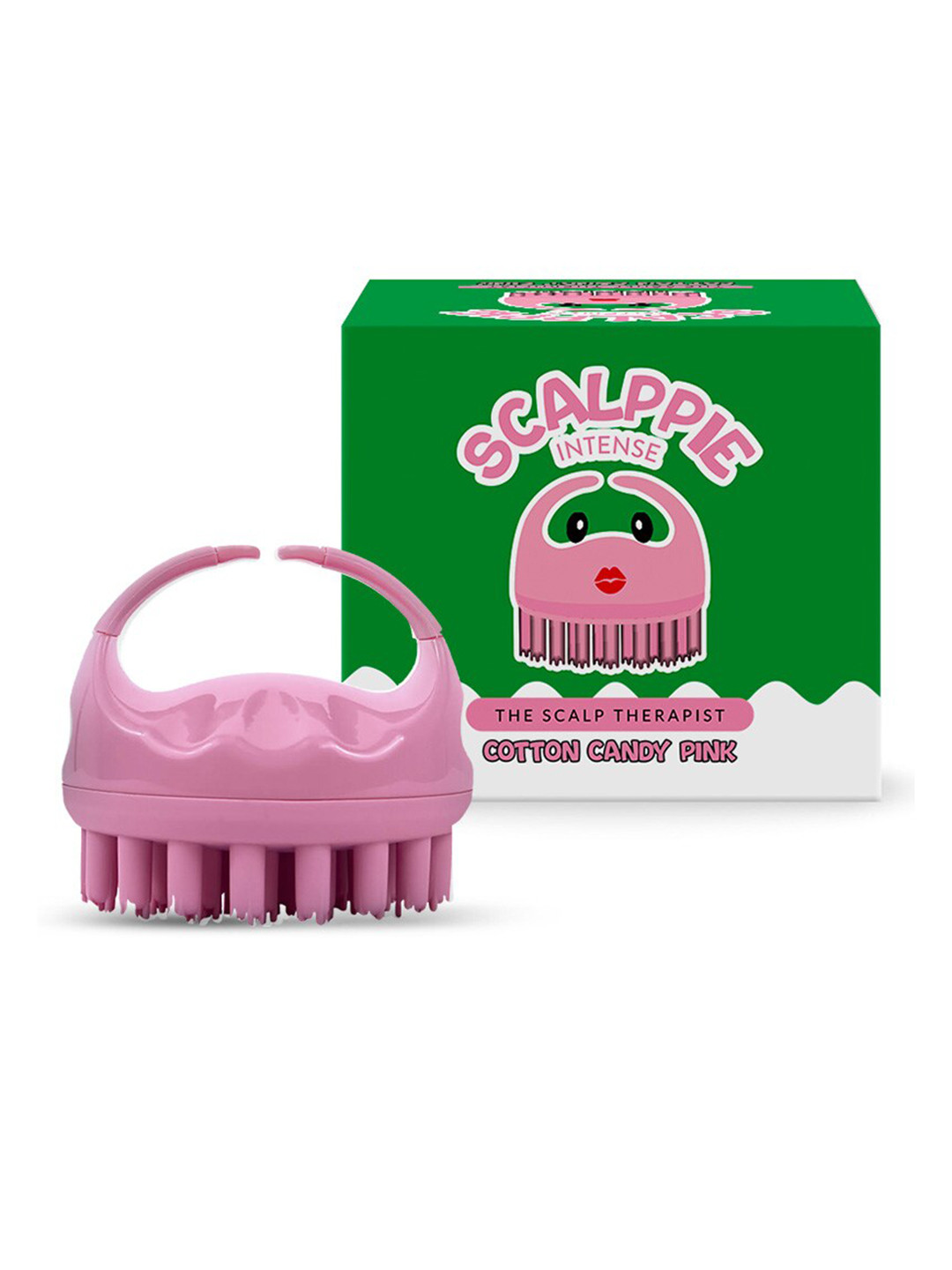 SCALPPIE Intense Hair Scalp Massager & Shampoo Brush - Cotton Candy Pink
