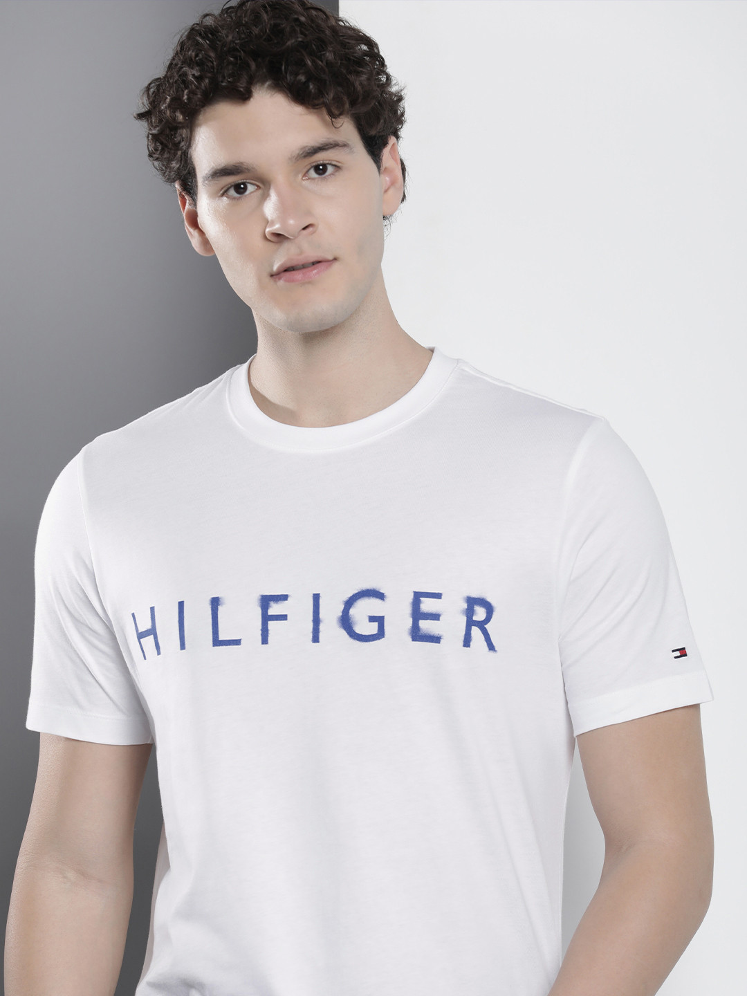 Tommy Hilfiger Brand Logo Printed T-shirt