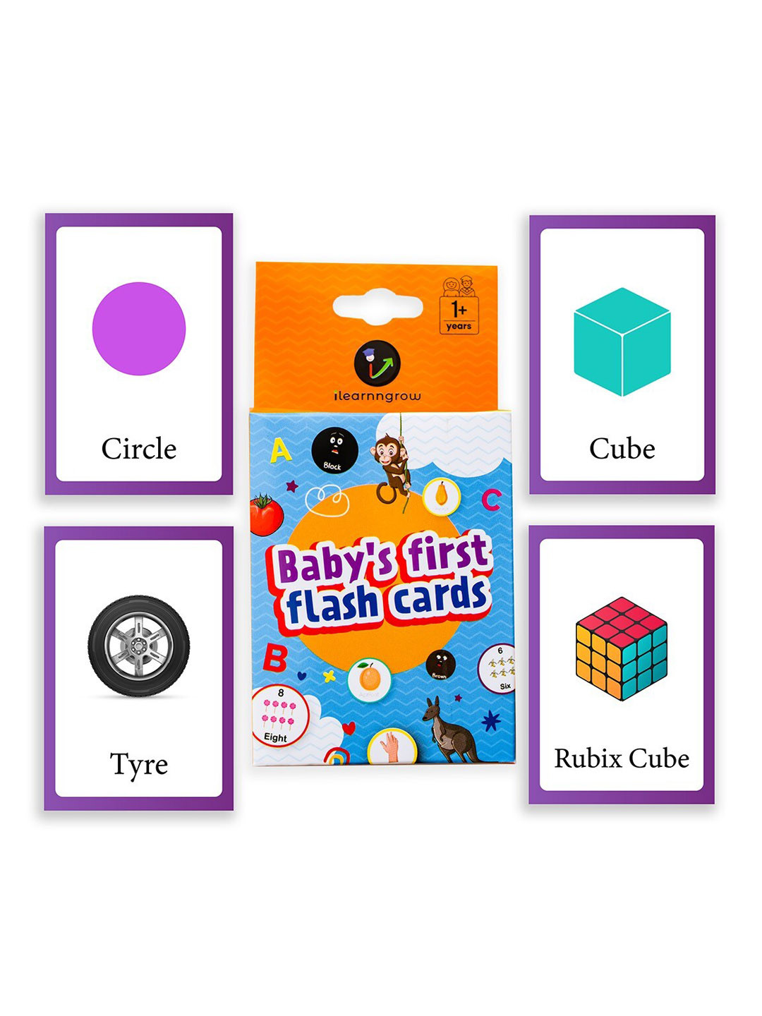 ilearnngrow Kids Set Of 28 Flash Cards Learning & Development Toys