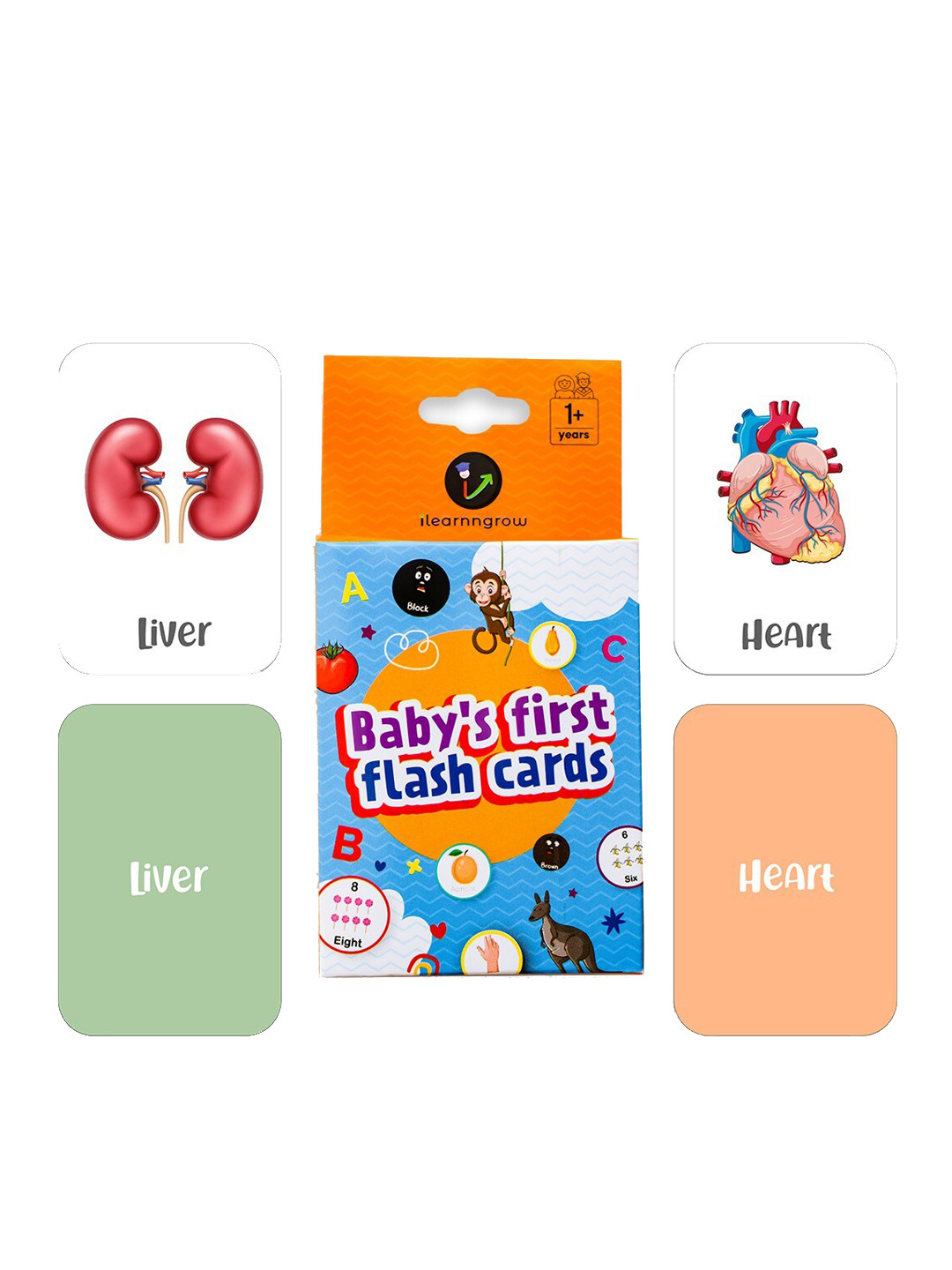 ilearnngrow Set of 20 Learning and Development Flash Cards