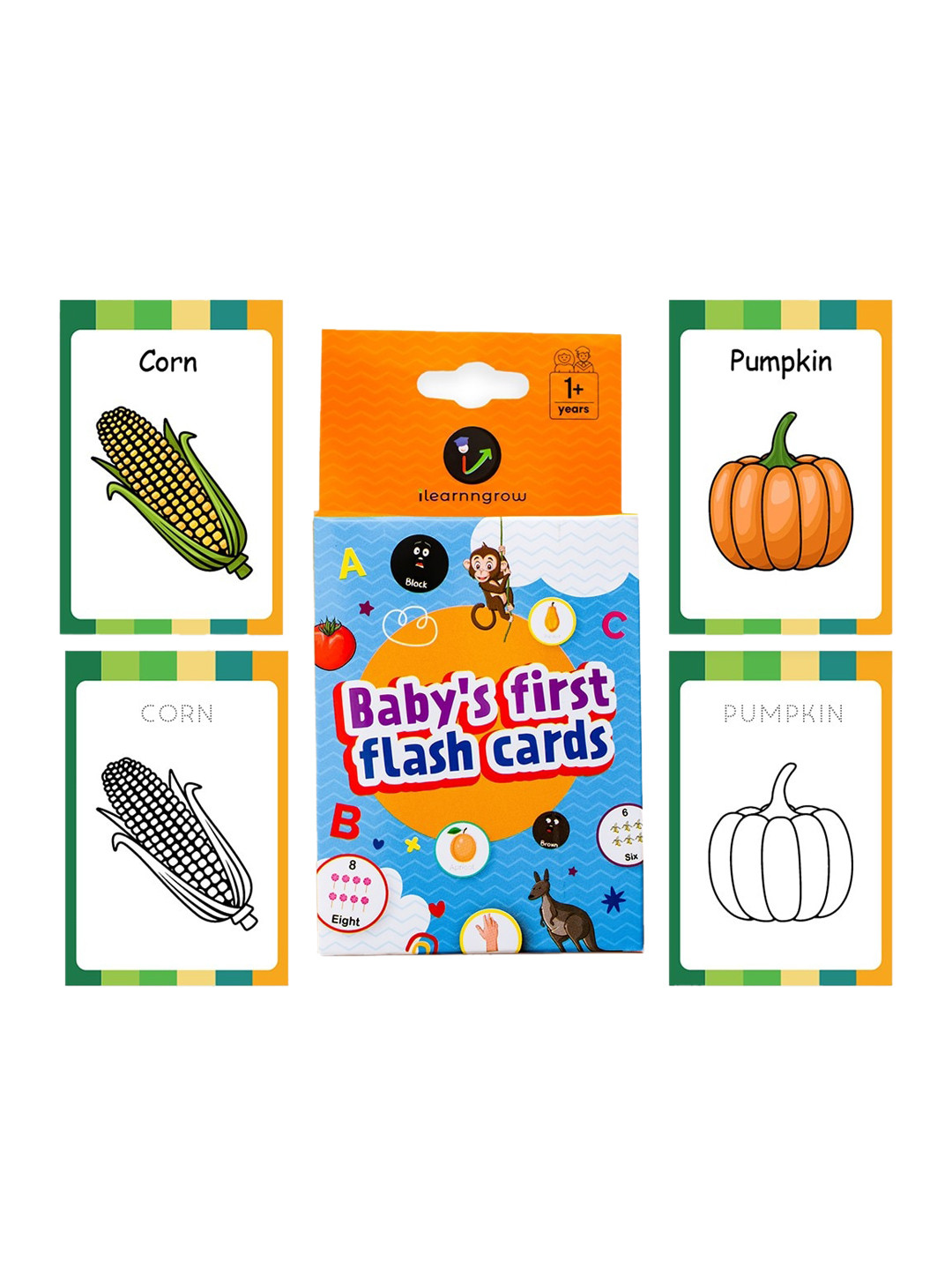 ilearnngrow Kids Set Of 28 Flash Cards Learning & Development Toys