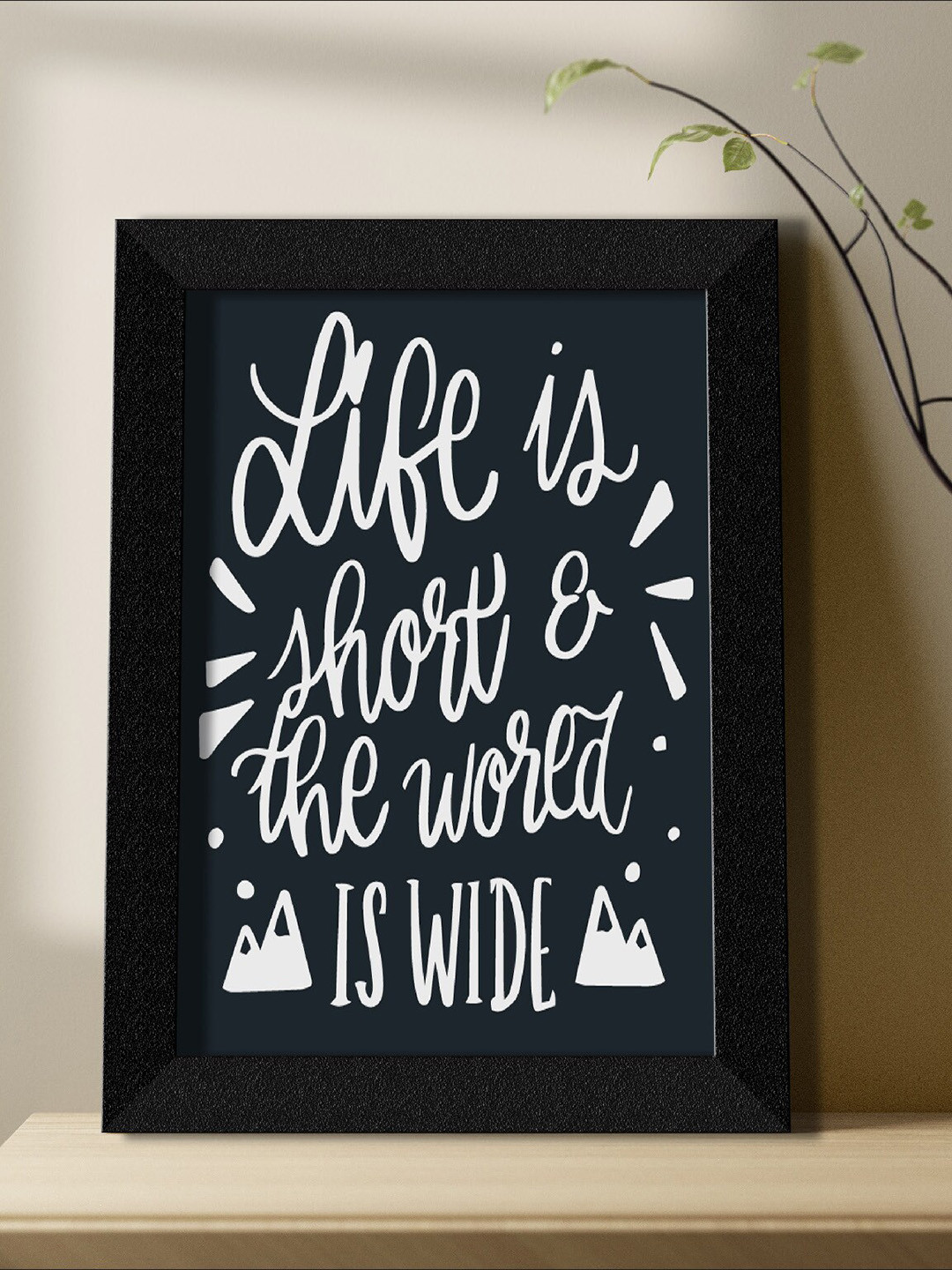 SAF Life Quotes Canvas Wall Rectangle Paintings Wall Art - 11 x 14In