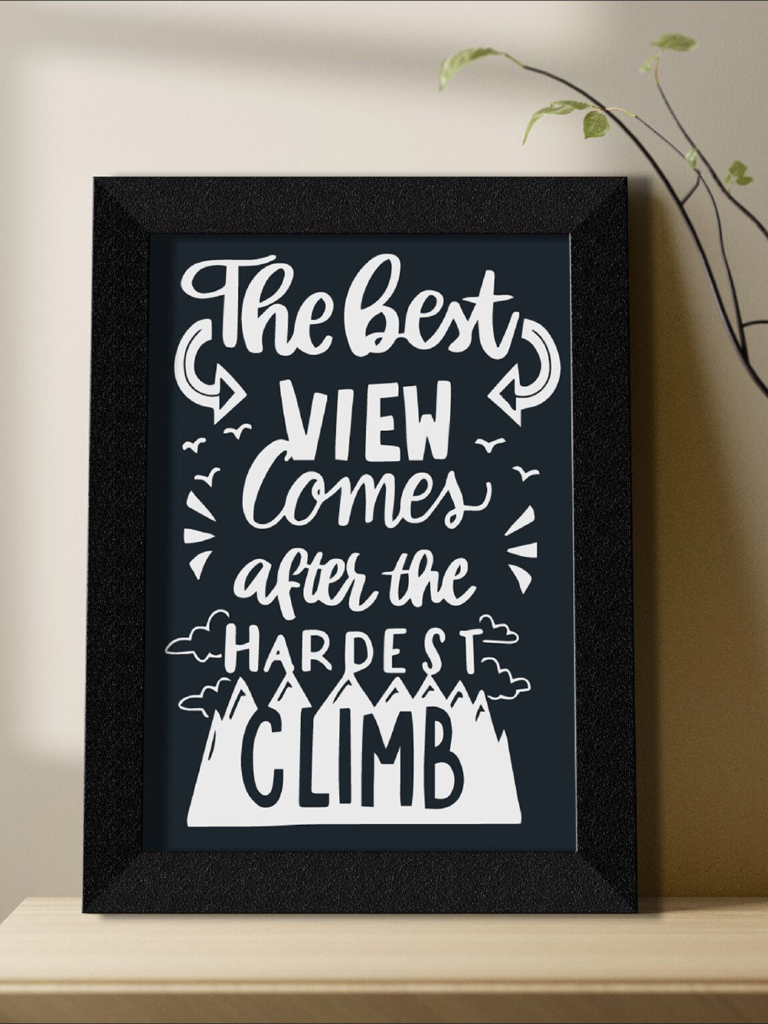 SAF Black & White Painted UV Coating Wall Art