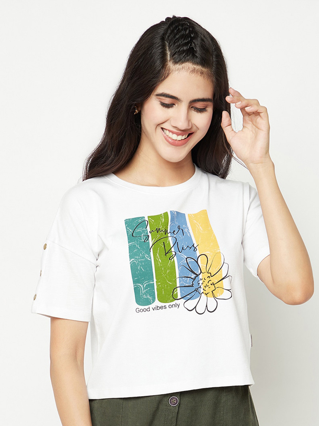 Crimsoune Club Graphic Printed T-shirt