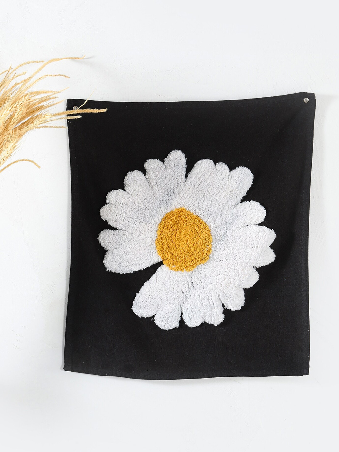 HANDICRAFT PALACE Sun Flower Fabric Floral Matte Hanging Hall Tapestries & Macrame-39.4In