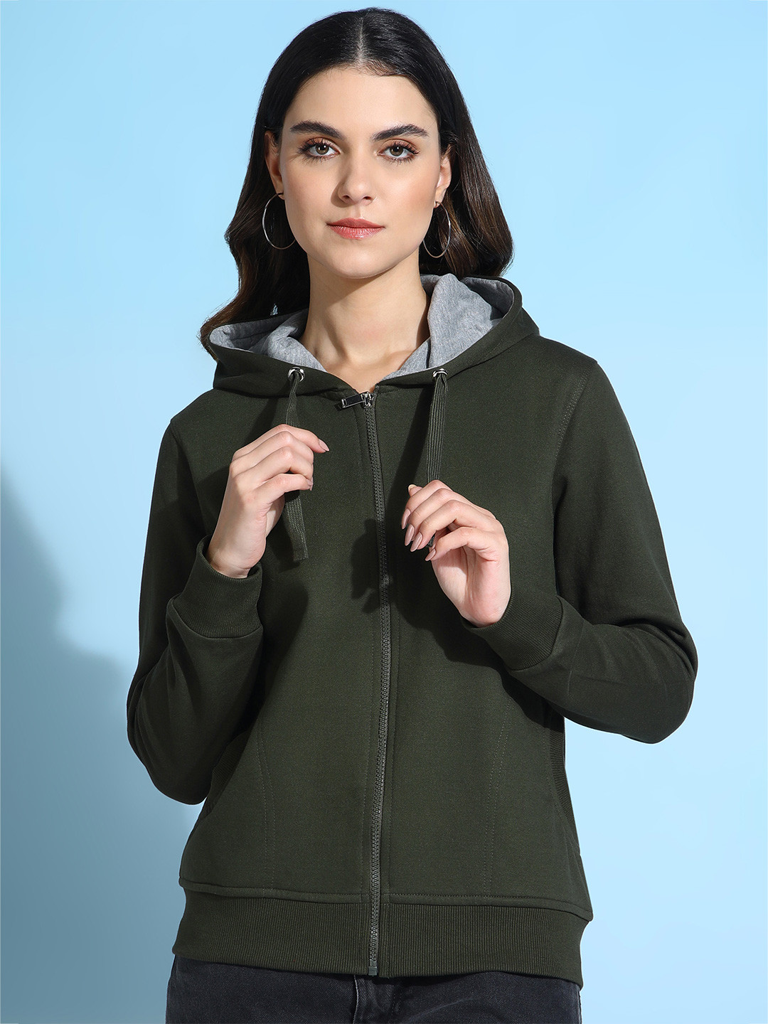 Alan Jones Front-Open Hooded Sweatshirt