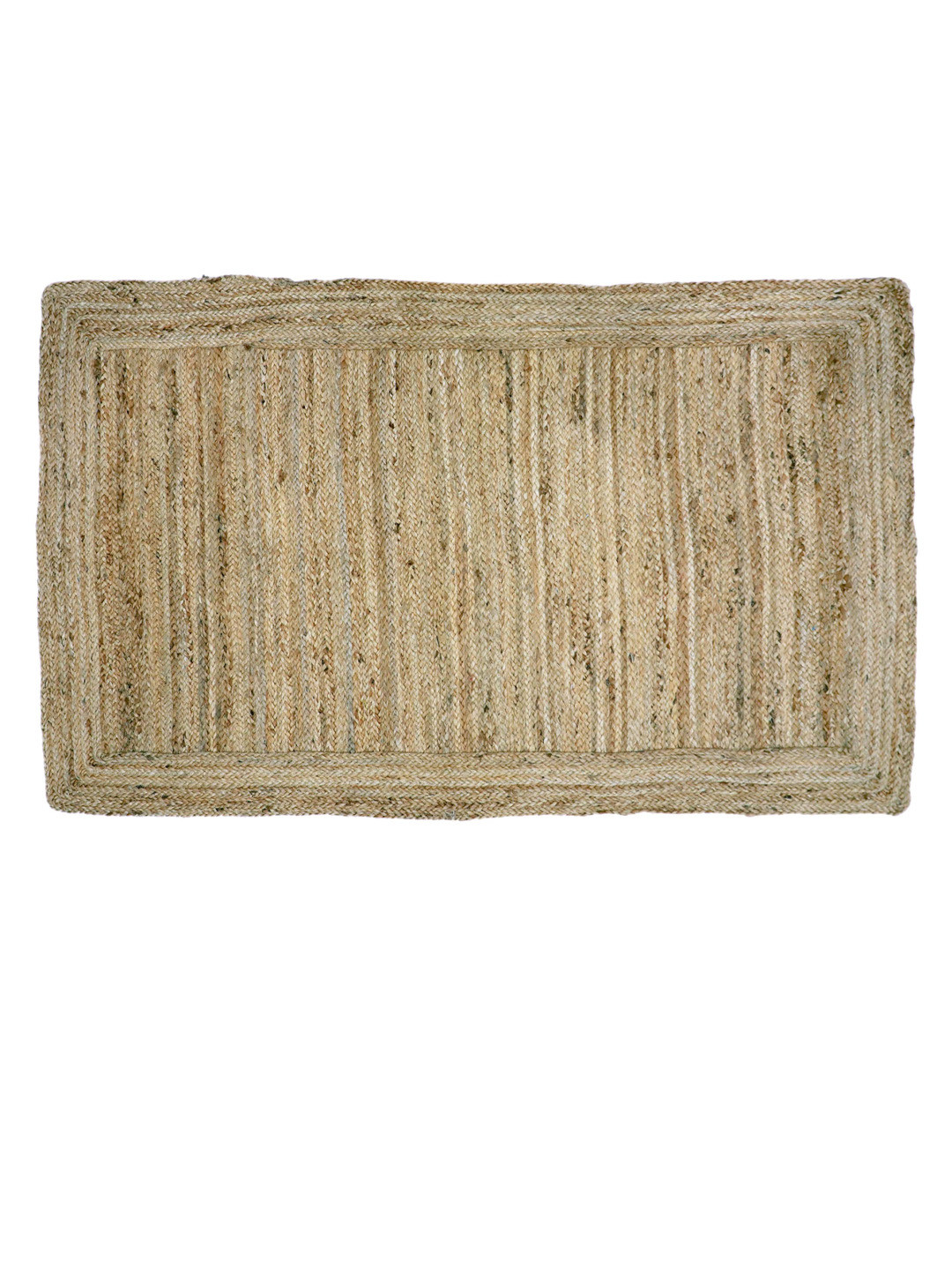 Art Avenue Crest Brown Braided Jute Rectangular Rug