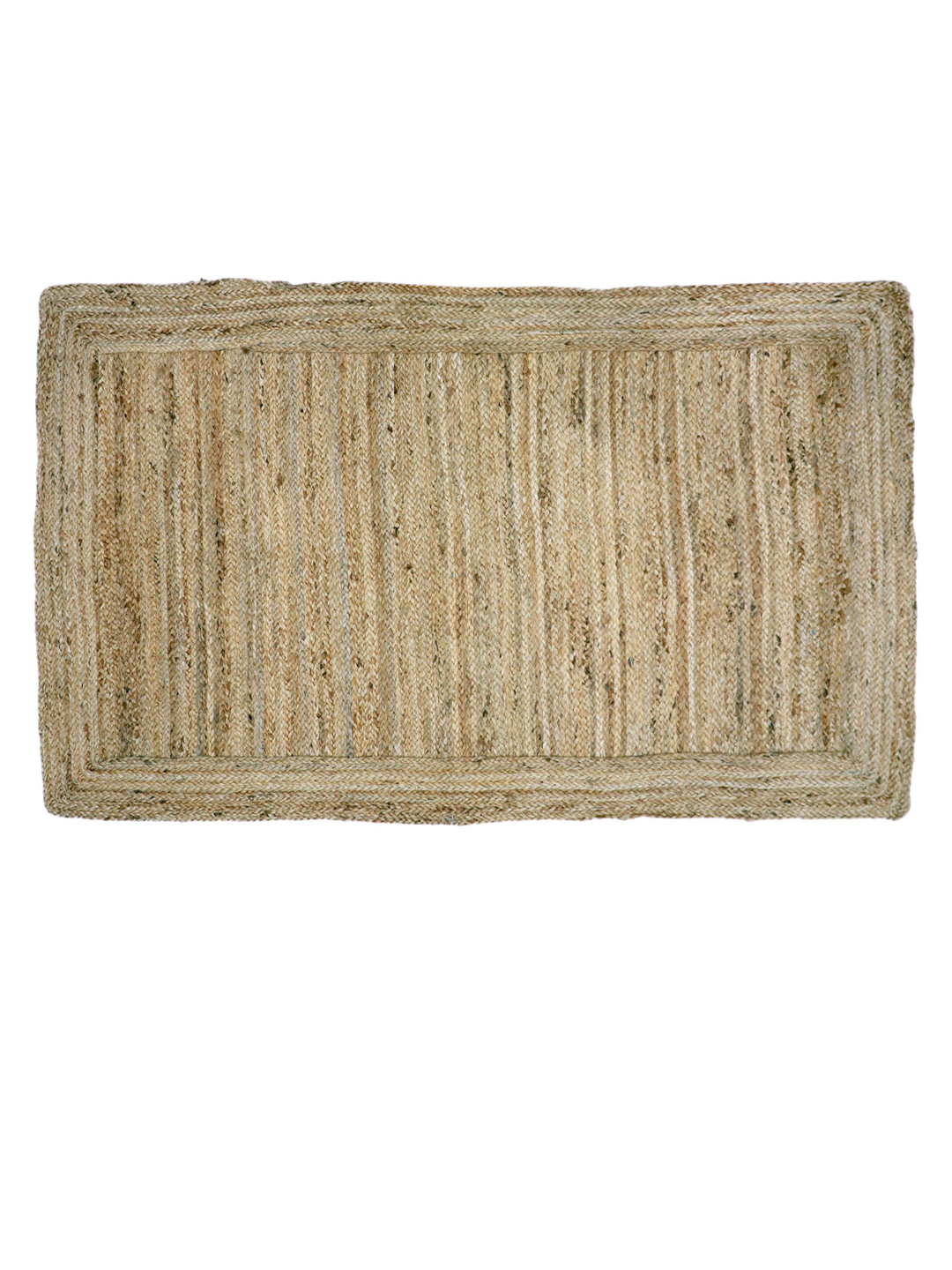 Art Avenue Crest Brown Braided Jute Rectangular Rug