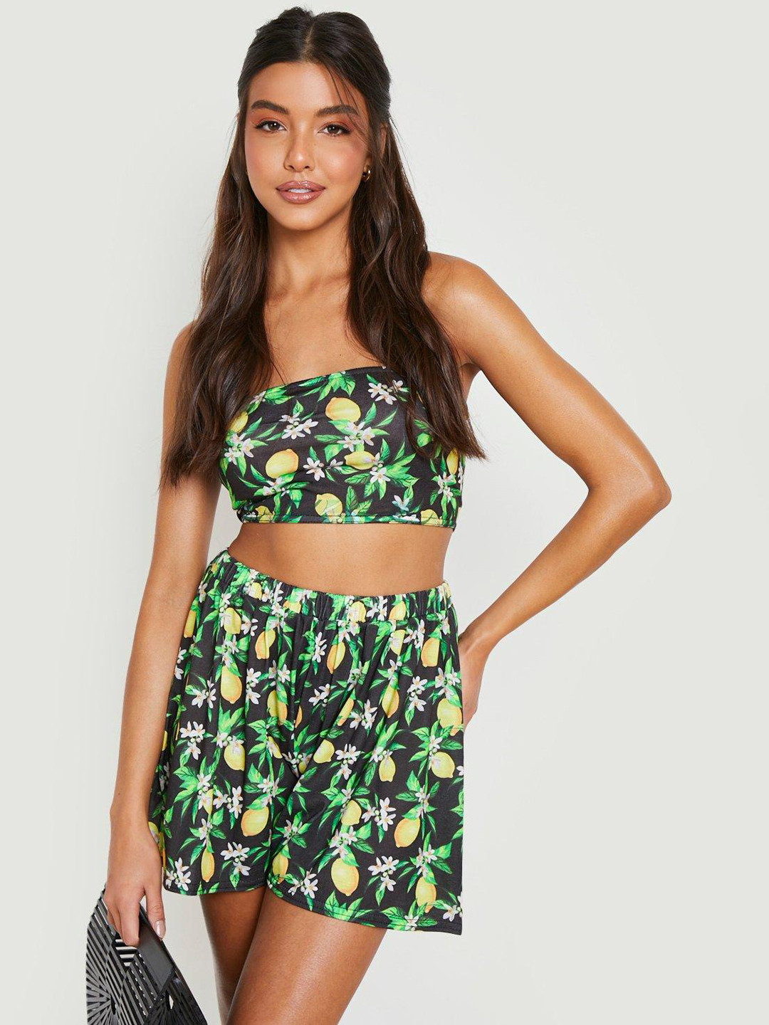 Boohoo Lemon Print Co-Ords