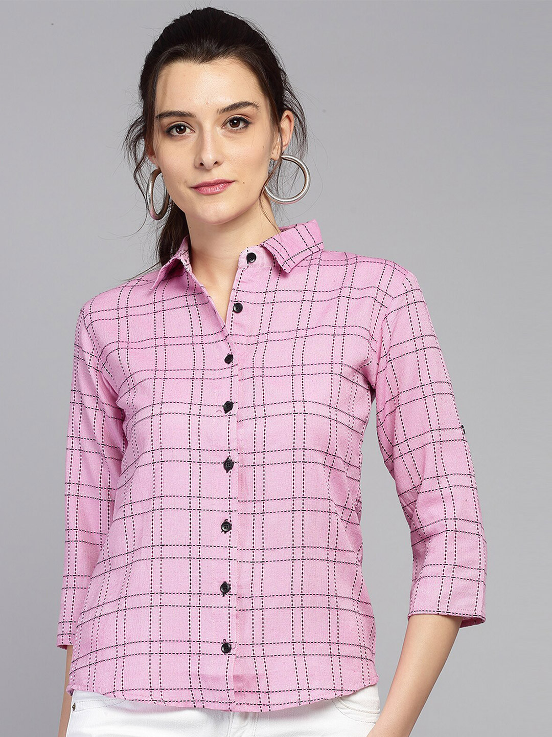 BAESD Custom Tartan Checked Casual Shirt