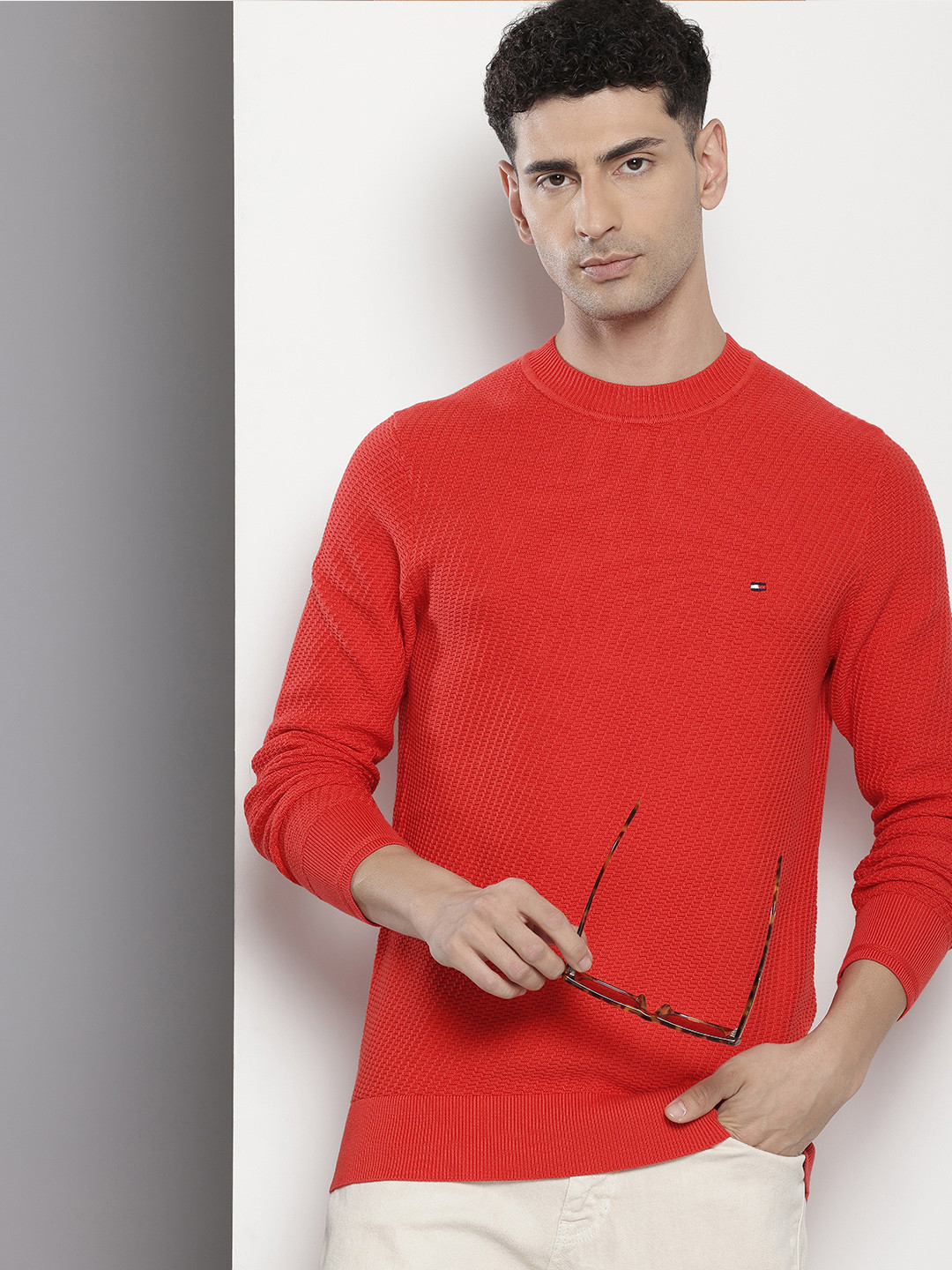 Tommy Hilfiger Long Sleeves Pure Cotton Pullover