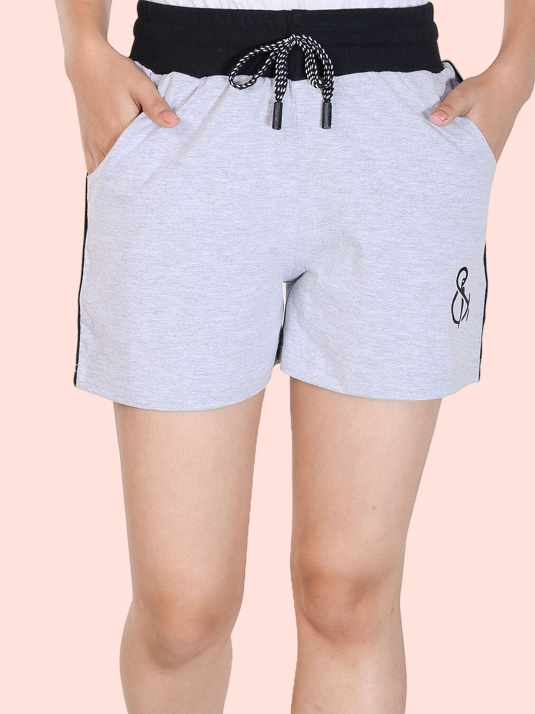 StyleAOne Women Cotton Running Sports Shorts