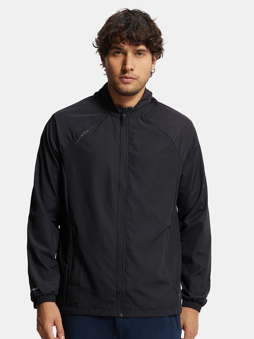 Jockey Microfiber Water Resistant Convertible Hoodie Jacket-MV40