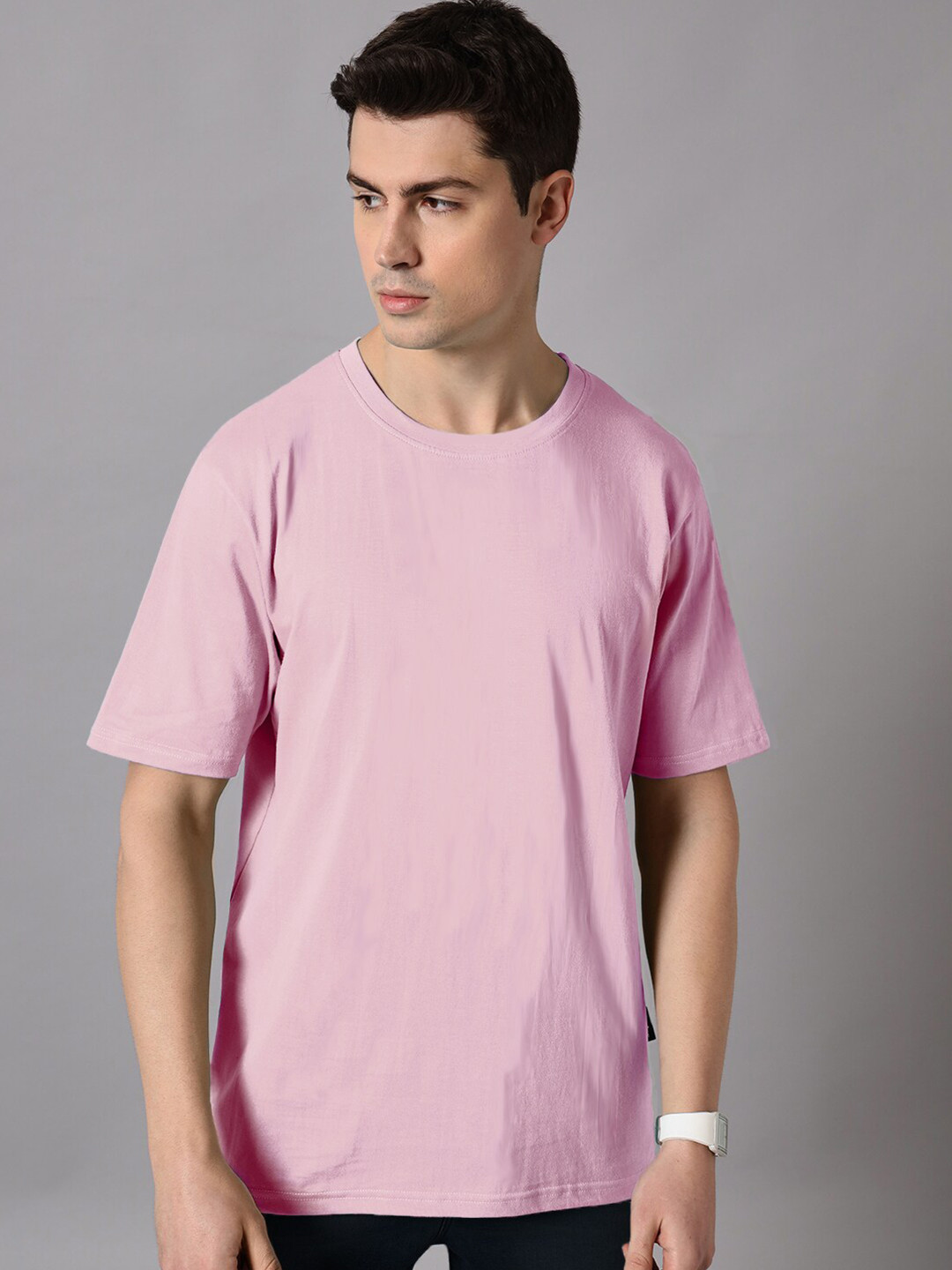 The Dry State Round Neck Oversized Cotton T-shirt