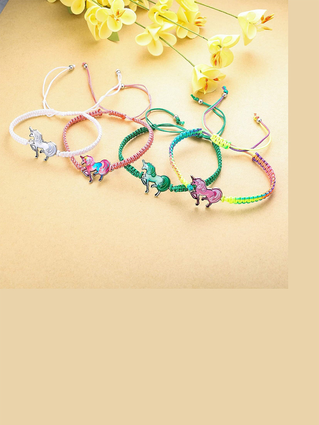 EL REGALO Girls Set Of 12 Charm Bracelets