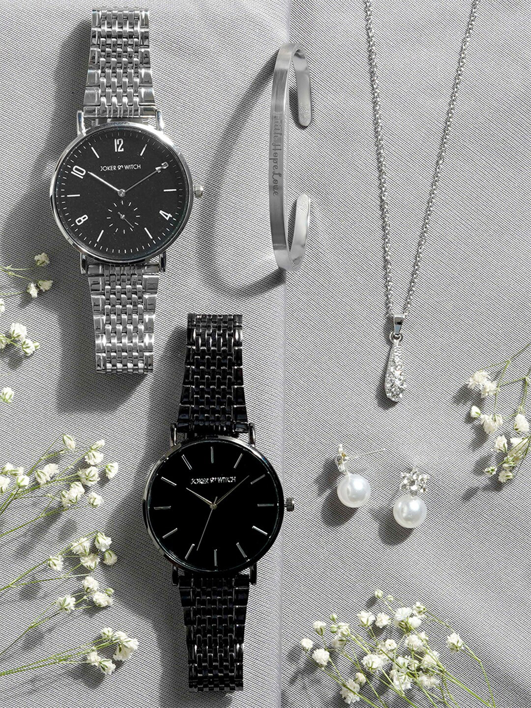 JOKER & WITCH Violet Watch & Jewelry Gift Set