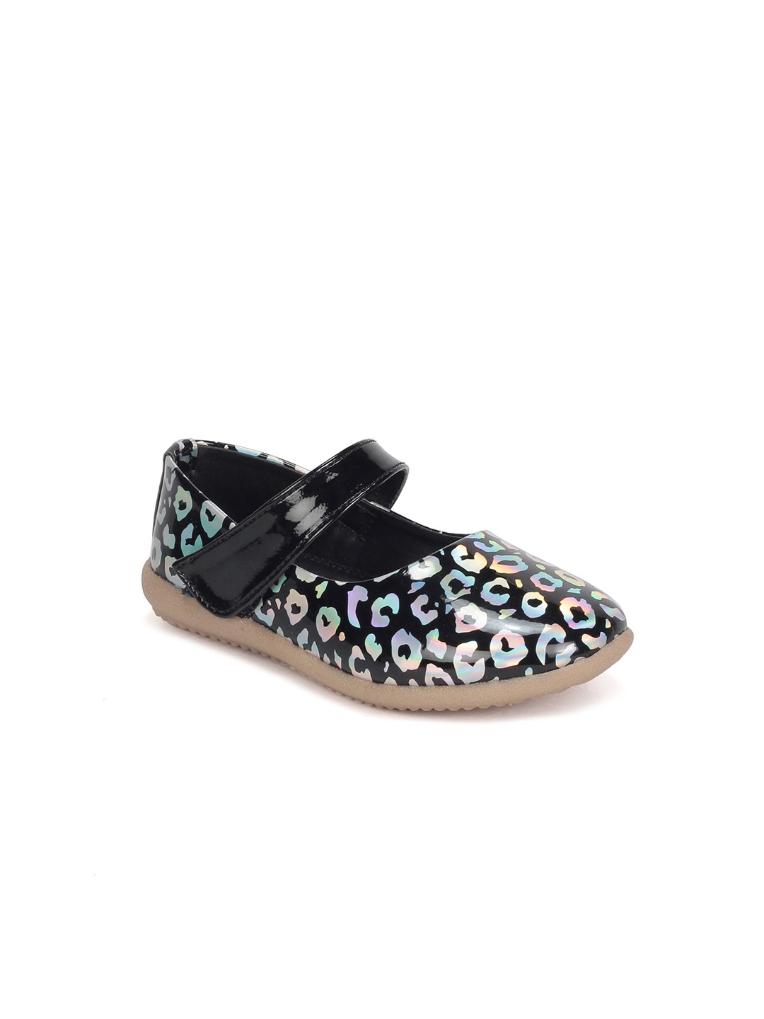 Lil Lollipop Girls Printed Mary Jane With Velcro Closure