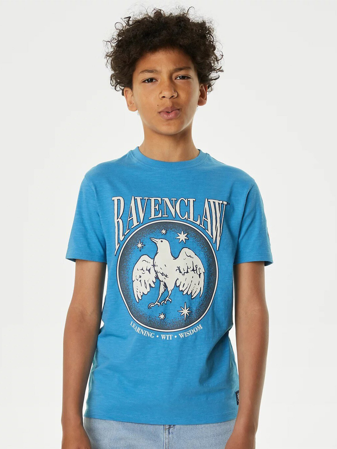 Marks & Spencer Boys Harry Porter Printed Pure Cotton T-shirt