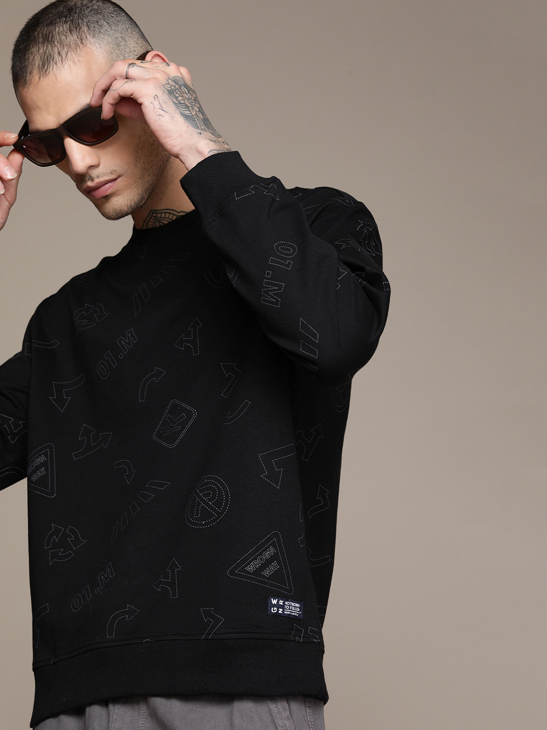 WROGN Printed Sweatshirt